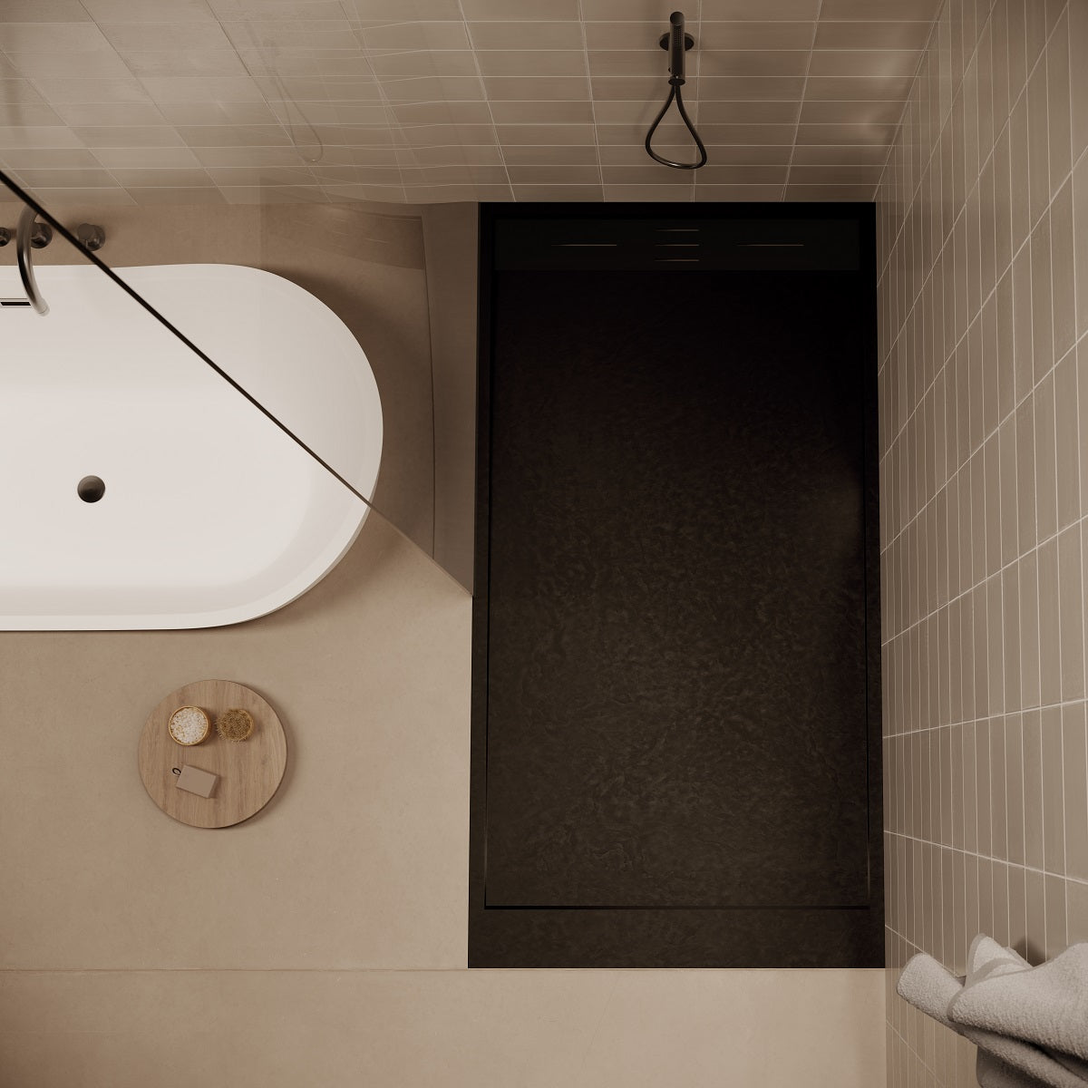 Bonde horizontale VALENTIN pour receveurs de douche – Le Monde du Bain