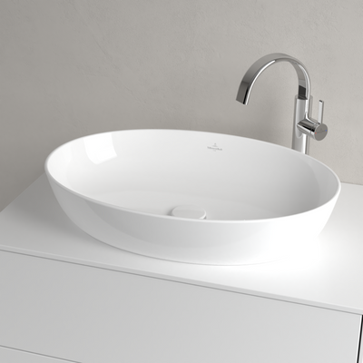 Villeroy & Boch Artis Vasque à poser, 610 x 410 x 130 mm, Blanc, sans trop-plein