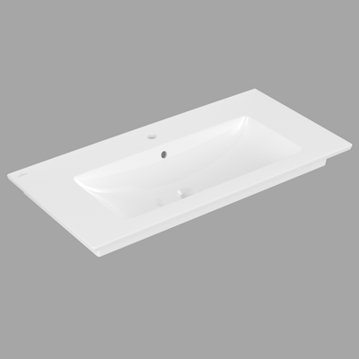 Villeroy & Boch Venticello Plan de toilette, 1000 x 500 x 170 mm, Blanc, avec trop-plein