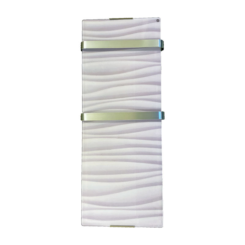 Sèche-serviette radiateur électrique design, AntT1P blanc mat sans