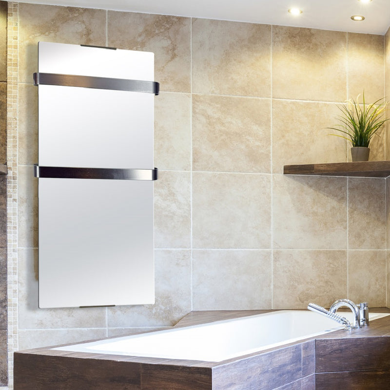 Sèche-serviette radiateur électrique design salle de bain vertical